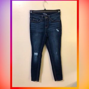 Time & True Darkwash skinny Jeans